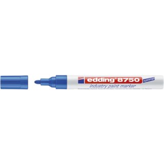 edding Lackmarker edding 8750 industry paint marker, 2-4 mm, blau