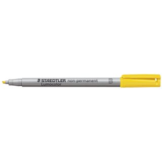 Feinschreiber Universalstift Lumocolor® non-permanent, B, gelb,