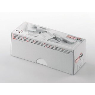 Novus® Heftklammer für Büroheftgerät NOVUS NE 8 SUPER a` 5.000, NE, Stahldraht, verzink