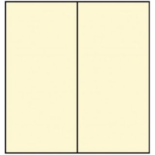 Elepa - rössler kuvert Farbige Doppelkarten DL - chamois gerippt, DL, 220 g/qm