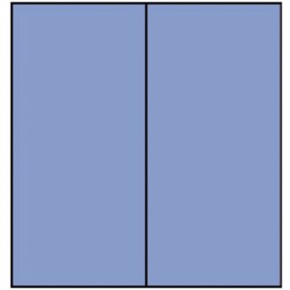 Elepa - rössler kuvert Farbige Doppelkarten DL - dunkelblau , DL, 220 g/qm