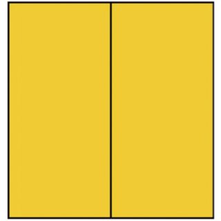 Elepa - rössler kuvert Farbige Doppelkarten DL - ocker, DL, 220 g/qm