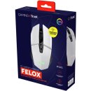 TRUST GXT110W FELOX GAMING MAUS WEISS