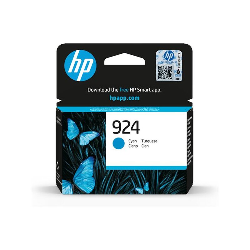 4K0U3NE#CE1 HP 924 OJ PRO Tinte cyan 400