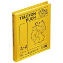 Telefonringbuch - A5, gelb, inkl. Einlagen und...