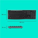 LOGITECH MK270 TASTATUR+MAUS QWERTY US
