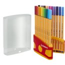 Fineliner point 88® ColorParade, Box mit 20 Stiften