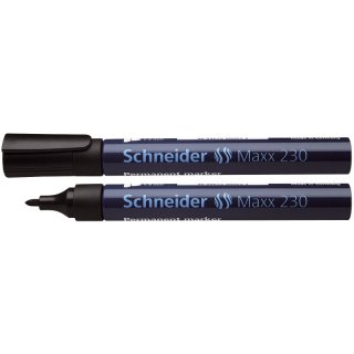 Schneider Permanentmarker Maxx 230, nachfüllbar, 1-3 mm, schwarz