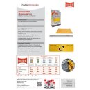 Premium Mikrofasertuch 2in1 gelb 30x30 cm