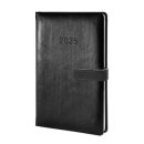 Buchkalender Hardcover A5 2025 schwarz