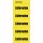 Inhaltsschilder Lieferanten - Beutel mit 100 St&uuml;ck, gelb