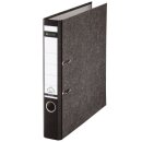 1050 Ordner A4 Wolkenmarmor, 52 mm, schwarz