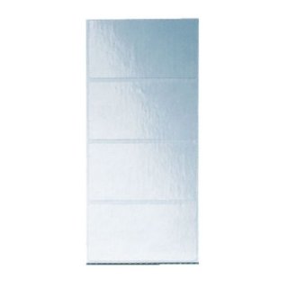 Leitz Schutzfolienschild auf Streifen, selbstklebend, 100 Stück, transparent