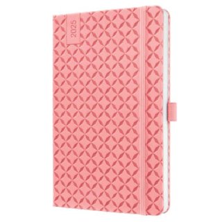 Buchkalender Flair 2025 A5 rose pink