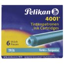 Tintenpatrone 4001® TP/6 - türkis, 6 Patronen
