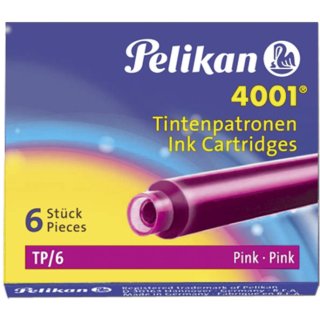 Tintenpatrone 4001® TP/6 - pink, Schachtel mit 6 Patronen