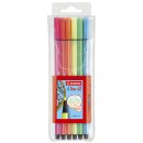 Fasermaler Pen 68 - Etui, 6 Farben