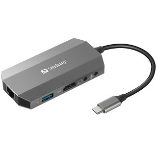 SANDBERG USB-C 6-IN1 TRAVEL DOCK