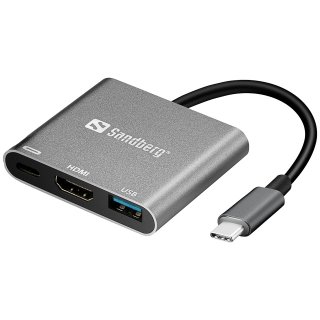 SANDBERG USB-C MINI DOCK HDMI+USB