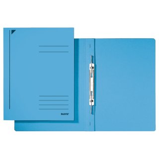3040 Spiralhefter - A4, 250 Blatt, kfm. Heftung, Colorspankarton, blau