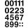 4189 Zahlen 33 mm 0-9 wetterfest Folie schwarz  2 Bl.