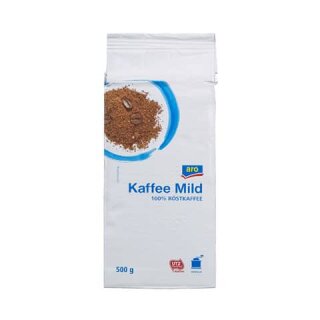 Kaffee Mild 500 g gemahlen