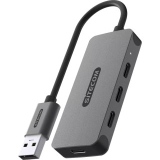 SITECOM USB-A TO 4x USB-C 3.2 GEN 1 HUB