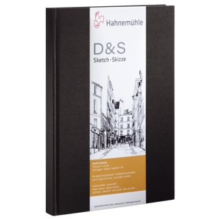 Skizzenbuch D&amp;S - A4, 140 g/qm, 80 Blatt, HF=Hochformat