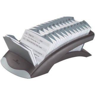 DURABLE Telefonverzeichnis-Ständer TELINDEX® DESK, mit 500 Karten, 104 x 72 mm, schwarz