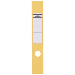 Durable Rückenschilder ORDOFIX® - lang/breit, gelb, 10 Stück
