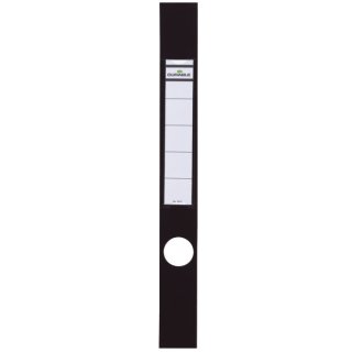 Durable Rückenschilder ORDOFIX® - lang/schmal, schwarz, 10 Stück