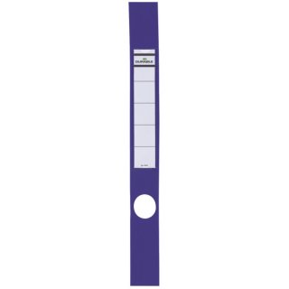 Durable Rückenschilder ORDOFIX® - lang/schmal, blau, 10 Stück