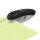Minihefter Kunststoff 12BL schwarz/grau