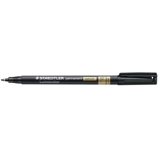 Feinschreiber Universalstift Lumocolor® permanent special, schwarz, 0,6 mm