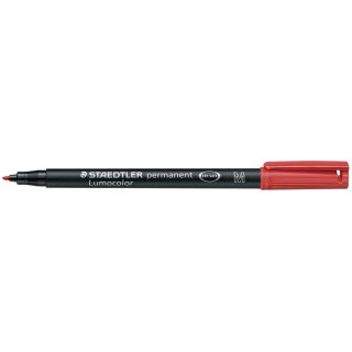 Feinschreiber Universalstift Lumocolor® permanent, M, rot