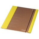 Gummizugmappe Karton A4 neongelb