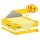 Haftnotizblock 24x100BL gelb 38x51mm