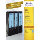 Avery Zweckform® L4767-100 Ordner-Etiketten, 61 x 192 mm, 100 Blatt/400 Etiketten, blau
