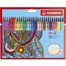 Fasermaler Pen 68 - Kartonetui, 30 Farben