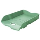 Briefablage LOOP - DIN A4/C4, stapelbar, nestbar, stabil, jade grün Pastell