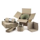 Polstermatte 38x38x1,5cm Noppen rund grau