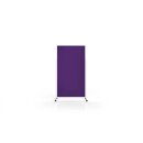 Moderationstafel Design VarioPin 100 x 180 cm lila/weiss