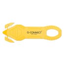 Cutter Sicherheit Folienschneider gelb