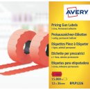 Avery Zweckform&reg; RPLP1226 Etiketten, 12 x 26 mm, 10...