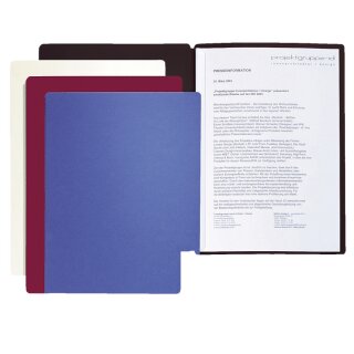 Präsentationsmappe Star - A4, 2-tlg., schwarz