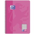 Collegeblock Touch - B5, 80 Blatt, 90 g/qm, kariert, rosa