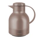 Thermoskanne Samba 1L taupe-transparent