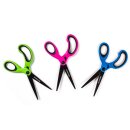 Schere NEON Softgriff sortiert