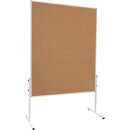 Moderationstafel 150x120cm braun,  Jute/Jute,...