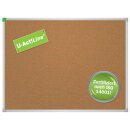 Korktafel U-Act!Line 90x60cm braun Aluminiumrahmen